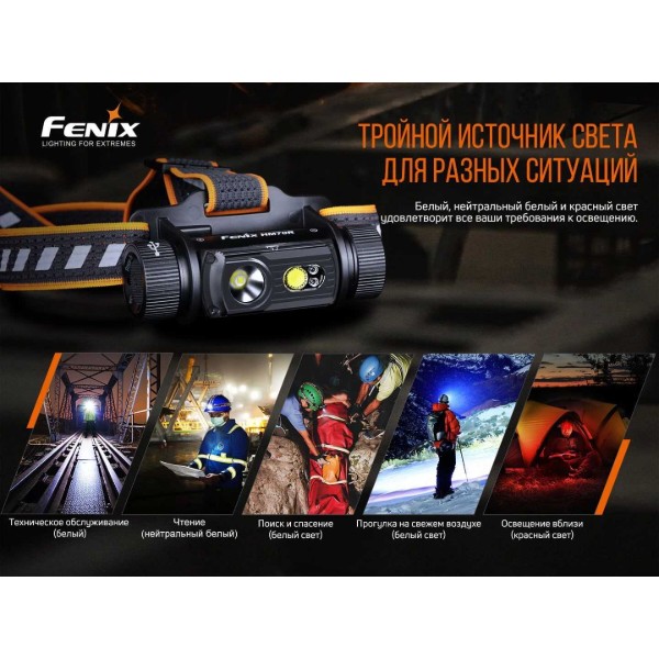Фото - Фонарь налобный Fenix HM70R